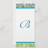 ピーコックフェザースワーズ結婚式招待状 招待状 (正面)