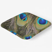 ピーコックフェザーズカウアイハワイ ペーパープレート (傾斜あり)