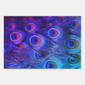 ピーコックフェザーズコレクション ラッピングペーパーシート (正面3)