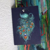 ピーコックフェザーティール（緑がかった色）ピーコック カード