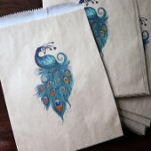 ピーコックフェザーティール（緑がかった色）ピーコック フェイバーバッグ