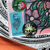 ピーコックフェザーティール（緑がかった色）ピーコック ラベル