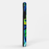 ピーコックフェザーデザイン Case-Mate iPhoneケース (裏面/右)