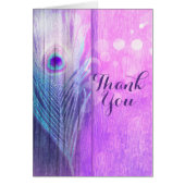 ピーコックフェザーピンク&ブルーボホシックありがとう (正面)