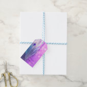 ピーコックフェザーピンク&ブルーボホシックパーティーフェイスパーフェクト ギフトタグ (より糸付き)