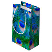ピーコックフェザーブルー スモールペーパーバッグ (裏面アングル)