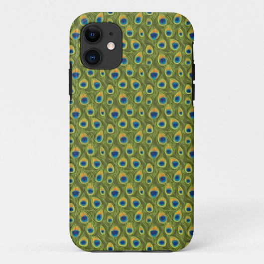 ピーコックフェザープリント Case-Mate iPhoneケース (裏面)