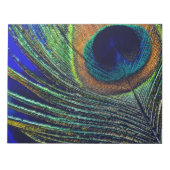 ピーコックフェザーボヘミアン ノートパッド (正面)