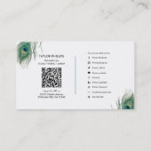 ピーコックフェザーボーエレガントホ 名刺 (裏面)