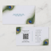 ピーコックフェザーボーエレガントホ 名刺 (正面/裏面)