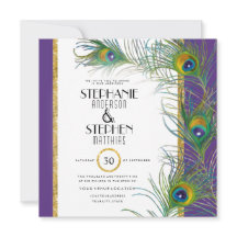 ピーコックフェザーモダンタイポグラフィインディアンウェディング