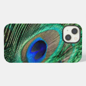ピーコックフェザーラッキー iPhoneケース (裏面横)