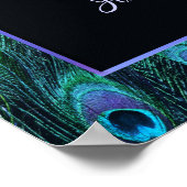 ピーコックフェザーリハーサルディナープリント ポスター (角)