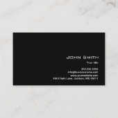 ピーコックフェザー名刺 名刺 (裏面)