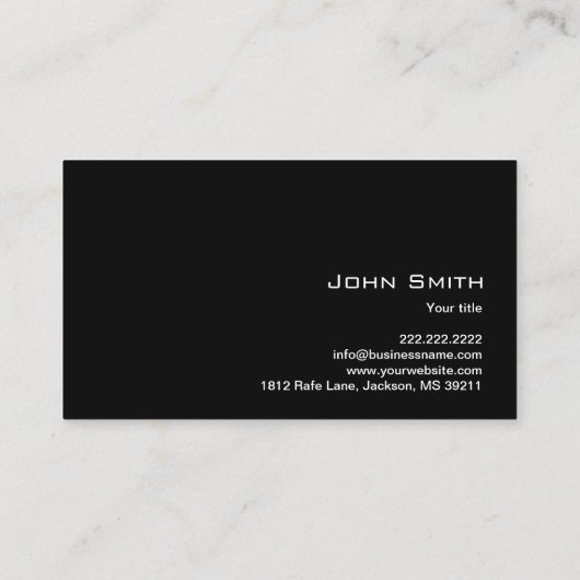 ピーコックフェザー名刺 名刺 (裏面)