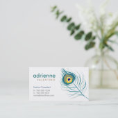 ピーコックフェザー名刺 名刺 (スタンド正面)