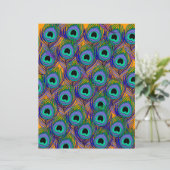 ピーコックフェザー紙 – トロピカルオレンジ (スタンド正面)