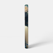 ピーコックフェザー美しい:ティール（緑がかった色）とブルーの女性 SAMSUNG GALAXYケース (左側面)