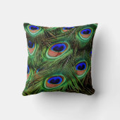 ピーコックフェザー装飾用クッション クッション (裏面)