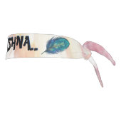 ピーコックフェザー・ヒンズー語 タイヘッドバンド (回転90)