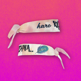 ピーコックフェザー・ヒンズー語 タイヘッドバンド