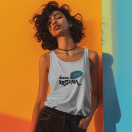 ピーコックフェザー・ヒンズー語 タンクトップ