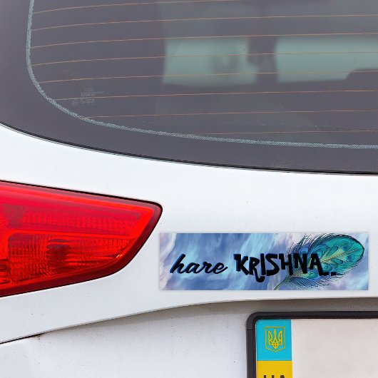 ピーコックフェザー・ヒンズー語 バンパーステッカー
