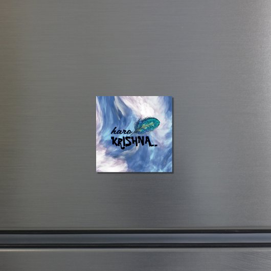 ピーコックフェザー・ヒンズー語 マグネット