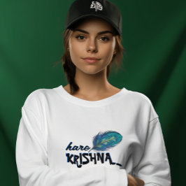 ピーコックフェザー・ヒンズー語 Tシャツ