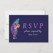 ピーコックフェザー&フラワークインチェニェラ 出欠カード (正面)