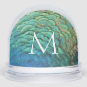 ピーコックフェザーIカラフル抽象芸術自然デザイン (正面)