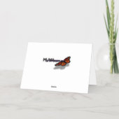 ピーコックフェザーIカラフル抽象芸術自然デザイン 箔グリーティングカード (裏面)