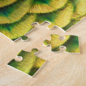 ピーコックフェザーIIカラフル自然 ジグソーパズル (側面)