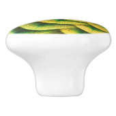 ピーコックフェザーIIカラフル自然 セラミックノブ (側面)