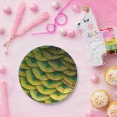 ピーコックフェザーIIカラフル自然 ペーパープレート (パーティー)