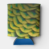 ピーコックフェザーIIカラフル自然 缶クーラー (正面)