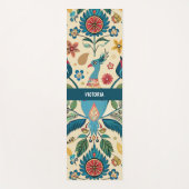 ピーコックフェストフローラカスタムパターン ヨガマット (正面)