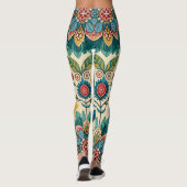 ピーコックフェストフローラカスタムパターン レギンス (裏面)