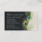 ピーコックフェ結婚ザーズデザインプロフェッショナル 名刺 (裏面)