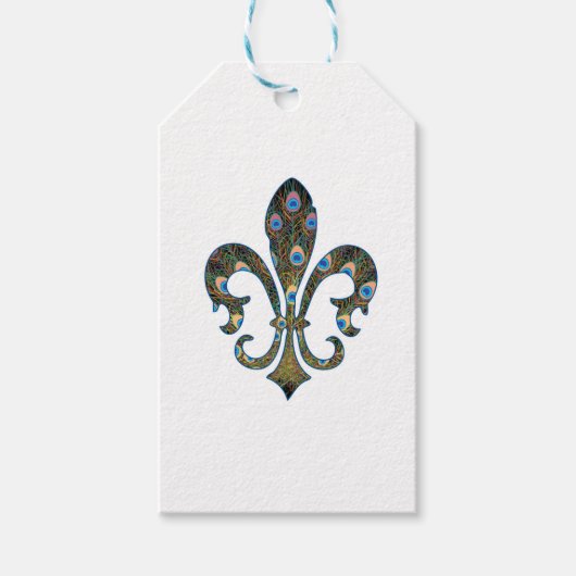 ピーコックフルーア-02 ギフトタグ (正面)