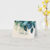 ピーコックフローラ結婚ズ |ありがとう カード (黄色い花)