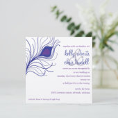 ピーコックフ結婚ェザーズ 招待状 (スタンド正面)