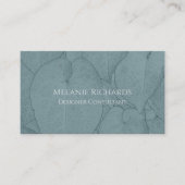 ピーコックブルーオリジナル自然フォトデザイナー 名刺 (正面)