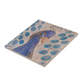 ピーコックブルーセラミックタイル タイル (側面)