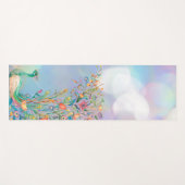 ピーコックブルーピンクヨガマット ヨガマット (正面(横))