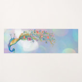 ピーコックブルーピンクヨガマット ヨガマット (正面(横))