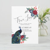 ピーコックブルーブルガンディーウィンター秋の結婚式予算 (スタンド正面)