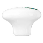 ピーコックブルーロータスフラワーヘンナ セラミックノブ (側面)