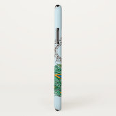 ピーコックブルーロータスフラワーヘンナ Case-Mate iPhoneケース (裏面/右)