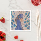 ピーコックブルー紙ナプキンス スタンダードカクテルナプキン (インサイチュ)